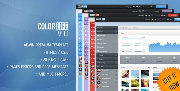 Color life – Premium Admin Template
